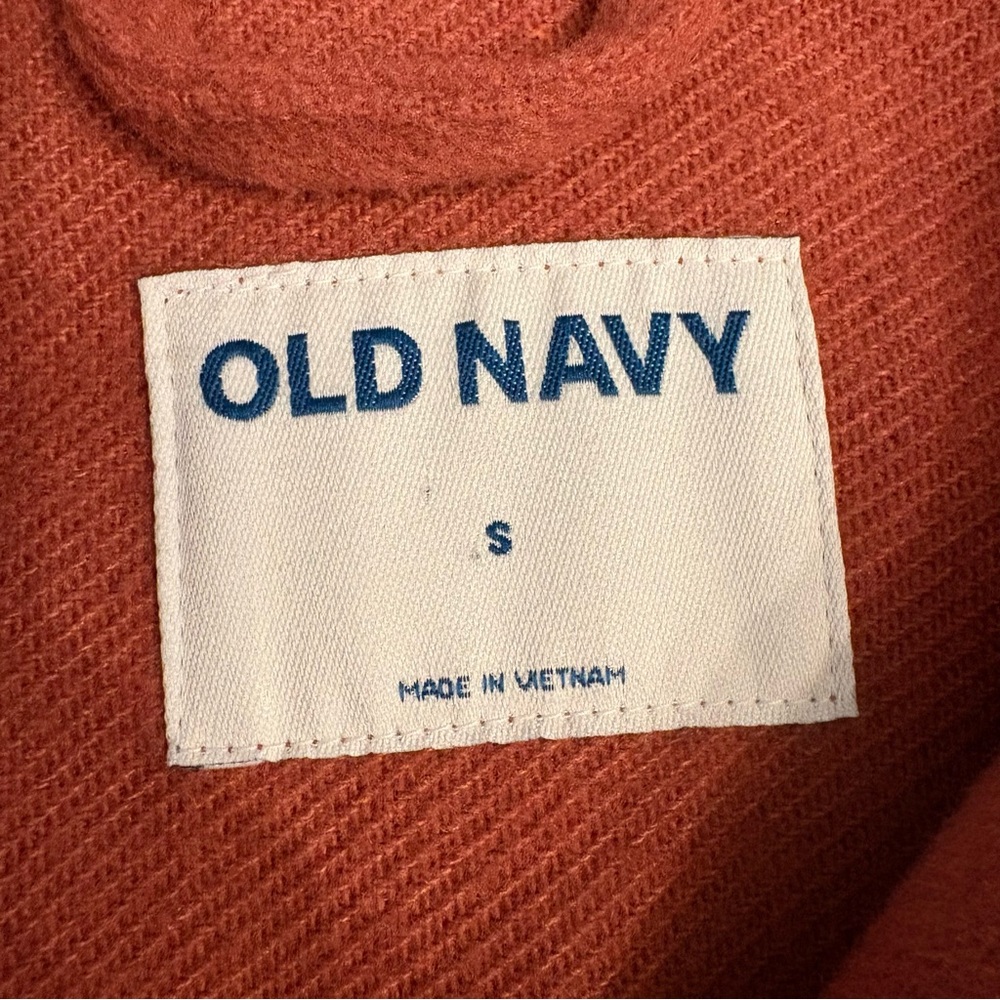Old Navy Soft-Brushed Utility Shacket Rusty Red Women’s Sz Small Shirt Jacket - Picture 7 of 10